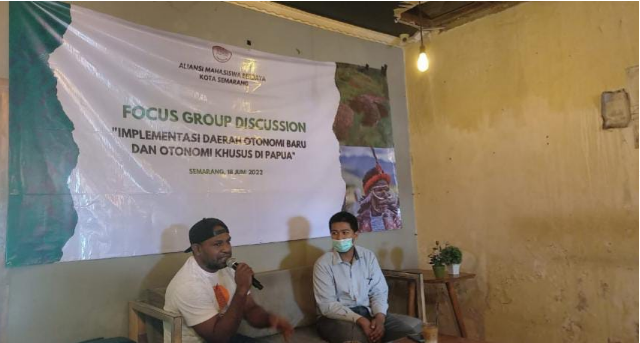 Dukung DOB dan Keberlanjutan Otsus Papua, Mahasiswa di Semarang Laksanakan FGD